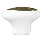 Coconut Drink Tiki Bar Door Knob Keramikknauf (Seitenansicht)