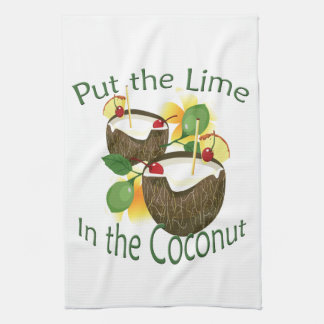 Coconut Drink Tiki Bar Handtuch