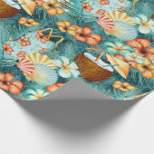 Coconut Drinks  Geschenkpapier (Ecke)