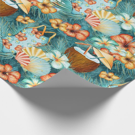 Coconut Drinks  Geschenkpapier (Ecke)