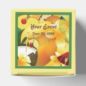 Coconut Drinks Luau Party Gastgeschenk Box Geschenkschachtel (Oben)