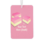 Coconut-Eisblöcke - UK-Süßwarengeschäft - Ihr Text Autolufterfrischer (Rückseite)