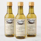 Coconut Extract Custom Label Weinetikett (Flaschen)