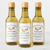 Coconut Extract-Etikett Weinetikett (Flaschen)