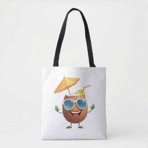 Coconut Fun Freude Urlaub Tropisches Party Tasche