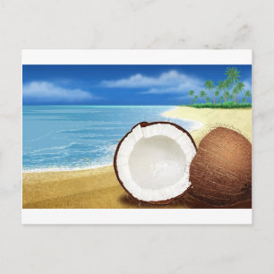 Coconut Getaway Postkarte