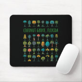 Coconut Grove Florida Mousepad (Mit Mouse)