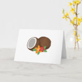 Coconut Karte (Gelbe Blume)
