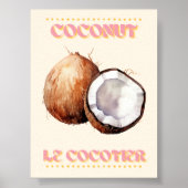 Coconut Le Cocotier French Poster (Vorne)