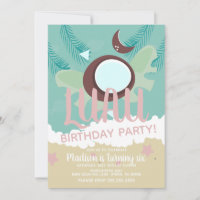 Coconut Luau Tropical Birthday Party