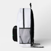 Coconut Moderne Typografie Bedruckter Rucksack (Rechts)
