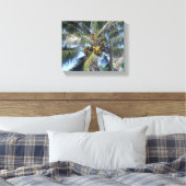 Coconut Palm 8x10" Canvas Print Leinwanddruck (Insitu (Schlafzimmer))