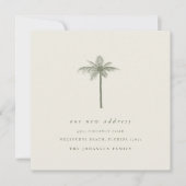 Coconut Palm Änderung der Adresse bewegen Ankündigung (Vorderseite)