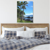 Coconut Palm Beach Hawaii Print @3Typs1life Leinwanddruck (Insitu (Schlafzimmer))