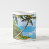 Coconut Palm, Mirissa Beach| Sri Lanka Jumbo-Tasse (Vorderseite)
