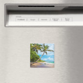 Coconut Palm, Mirissa Beach | Sri Lanka Magnet (In Situ (Geschirrspüler))