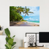 Coconut Palm, Mirissa Beach | Sri Lanka Poster (Heimbüro)