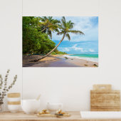 Coconut Palm, Mirissa Beach | Sri Lanka Poster (Küche)