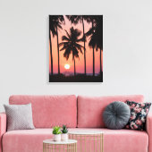 Coconut Palm Tree Landschaft Leinwanddruck (Insitu (Wohnzimmer))