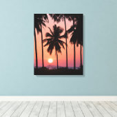 Coconut Palm Tree Landschaft Leinwanddruck (Insitu (Holzboden))