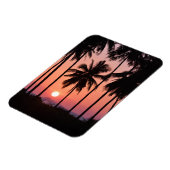 Coconut Palm Tree Landschaft Magnet (Linke Seite)