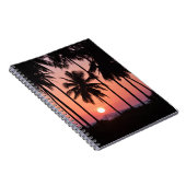 Coconut Palm Tree Landschaft Notizblock (Rechte Seite)