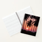 Coconut Palm Tree Landschaft Notizblock (Innenseite)
