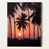 Coconut Palm Tree Landschaft Planer (Rückseite)