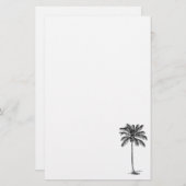 Coconut Palm Tree Tropical Beach Thema Briefpapier (Vorne/Hinten)