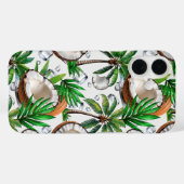 Coconut Palm Tree tropisches Muster Case-Mate iPhone Hülle (Rückseite (Horizontal))