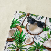 Coconut Palm Tree tropisches Muster Strandtuch (Beispiel)