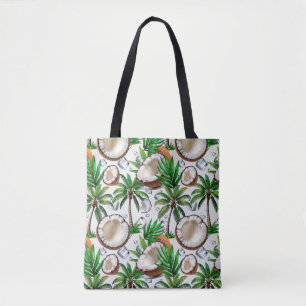 Coconut Palm Tree tropisches Muster Tasche