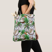 Coconut Palm Tree tropisches Muster Tasche (Von Nahem)