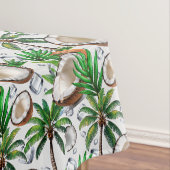 Coconut Palm Tree tropisches Muster Tischdecke (Beispiel)