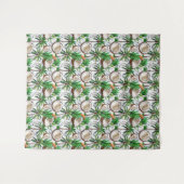 Coconut Palm Tree tropisches Muster Wandteppich (Vorderseite (Horizontal))
