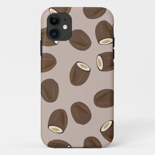Coconut Pattern Case-Mate iPhone Hülle (Rückseite)