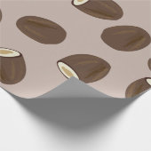Coconut Pattern Geschenkpapier (Ecke)