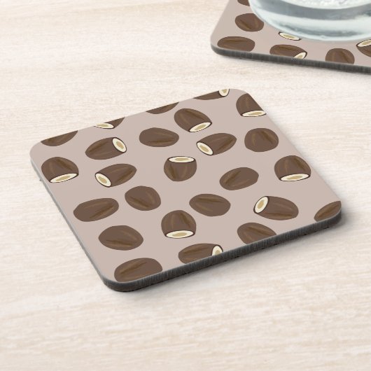 Coconut Pattern Getränkeuntersetzer (Linke Seite)