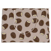 Coconut Pattern Große Geschenktüte (Vorderseite)