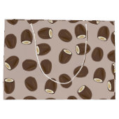Coconut Pattern Große Geschenktüte (Rückseite)