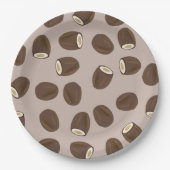 Coconut Pattern Pappteller (Vorderseite)