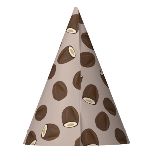 Coconut Pattern Partyhütchen (Rückseite)