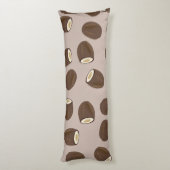 Coconut Pattern Seitenschläferkissen (Rückseite (Vertikal))