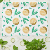 Coconut Print Kitchtuch Geschirrtuch (Gefaltet)