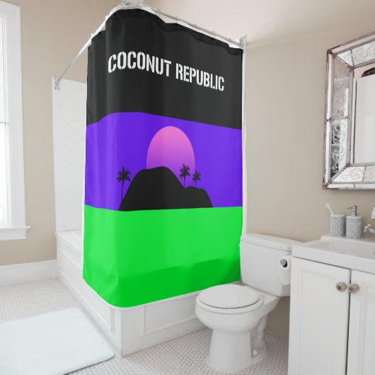 Coconut Republic Design No.2803 Duschvorhang (Beispiel)