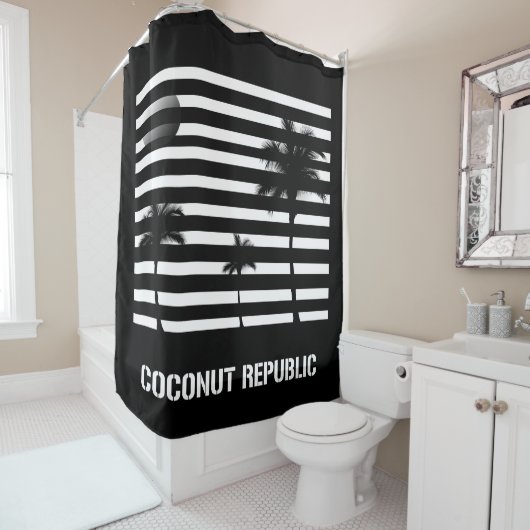 Coconut Republic Duschvorhang (Beispiel)