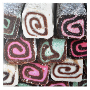 Coconut Roll Leckereien Fliese