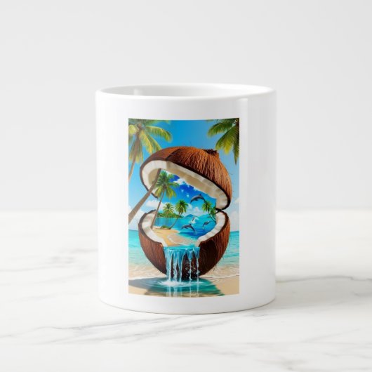 Coconut sun Jumbo-Tasse (Vorderseite)