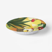Coconut Tiki Bar Luau Tropical Pappteller (Gewinkelt)