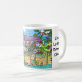 Coconut Tree Divers Tasse (VorderseiteRechts)